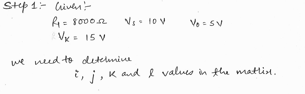 Electrical Engineering homework question answer, step 1, image 1